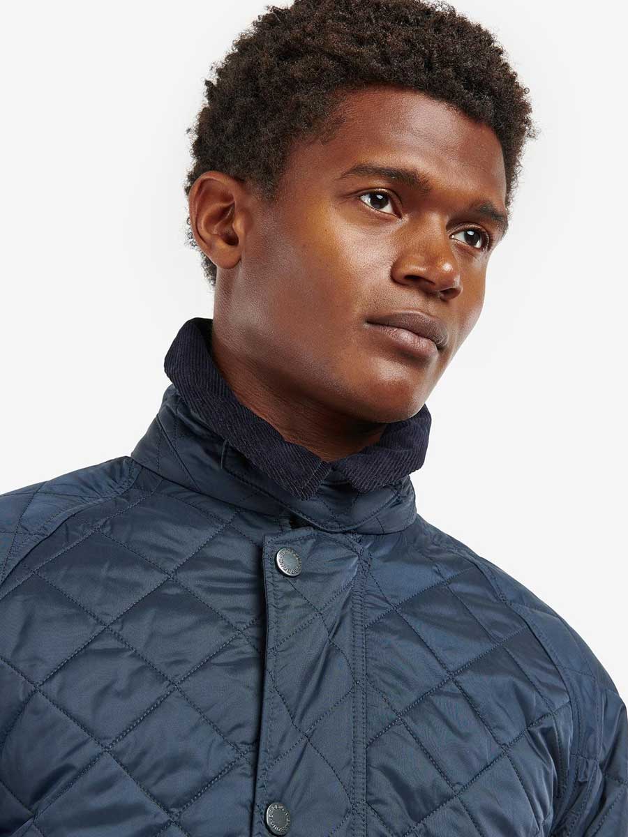 BARBOUR Ashby Quilted Jacket - Mens - Navy - Image 7