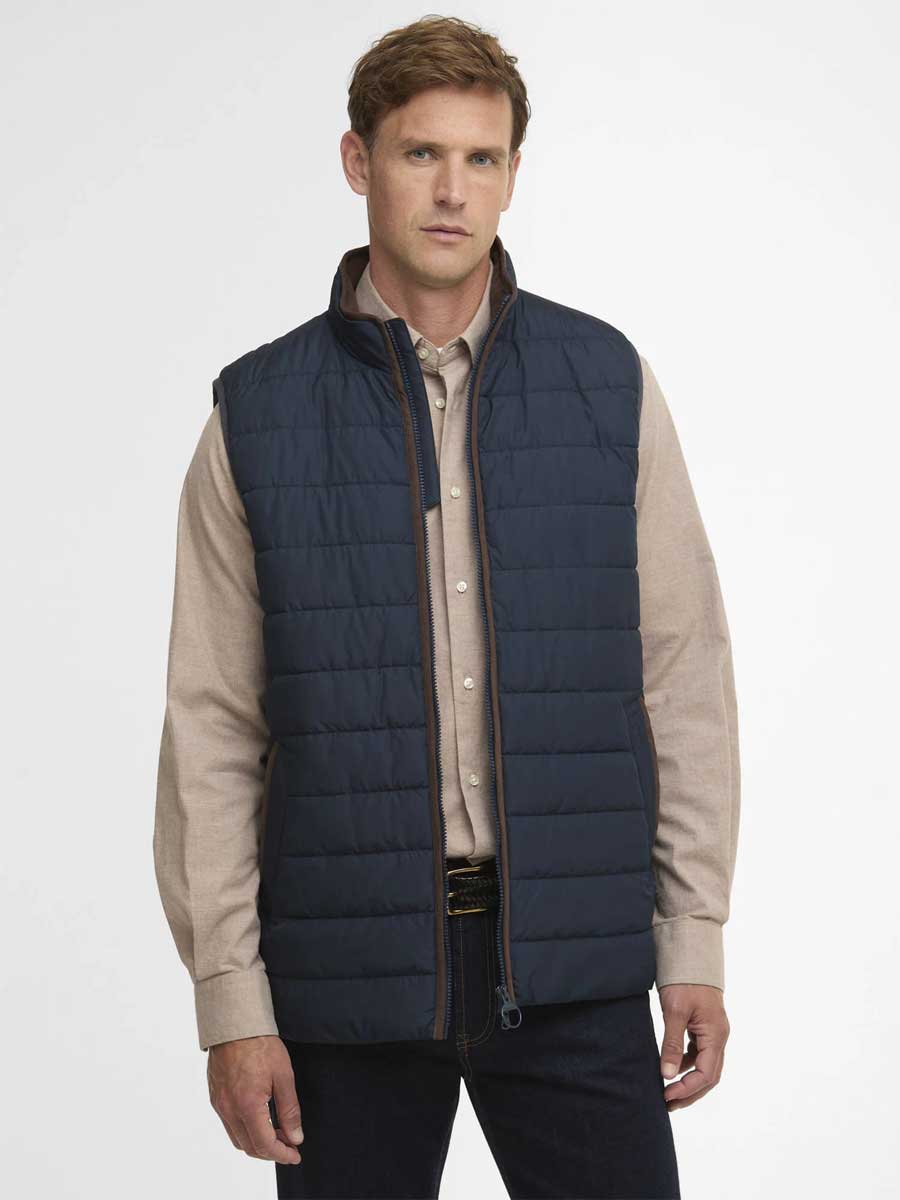 BARBOUR Broughton Quilted Gilet - Mens - Navy