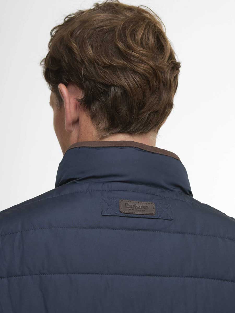 BARBOUR Broughton Quilted Gilet - Mens - Navy - Image 5