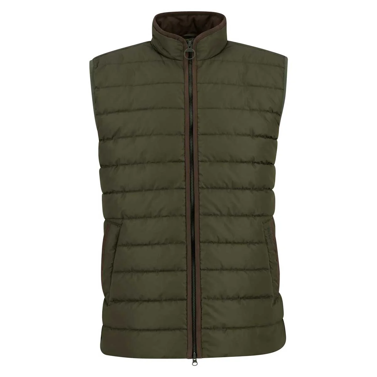 BARBOUR Broughton Quilted Gilet - Mens - Olive - Image 2