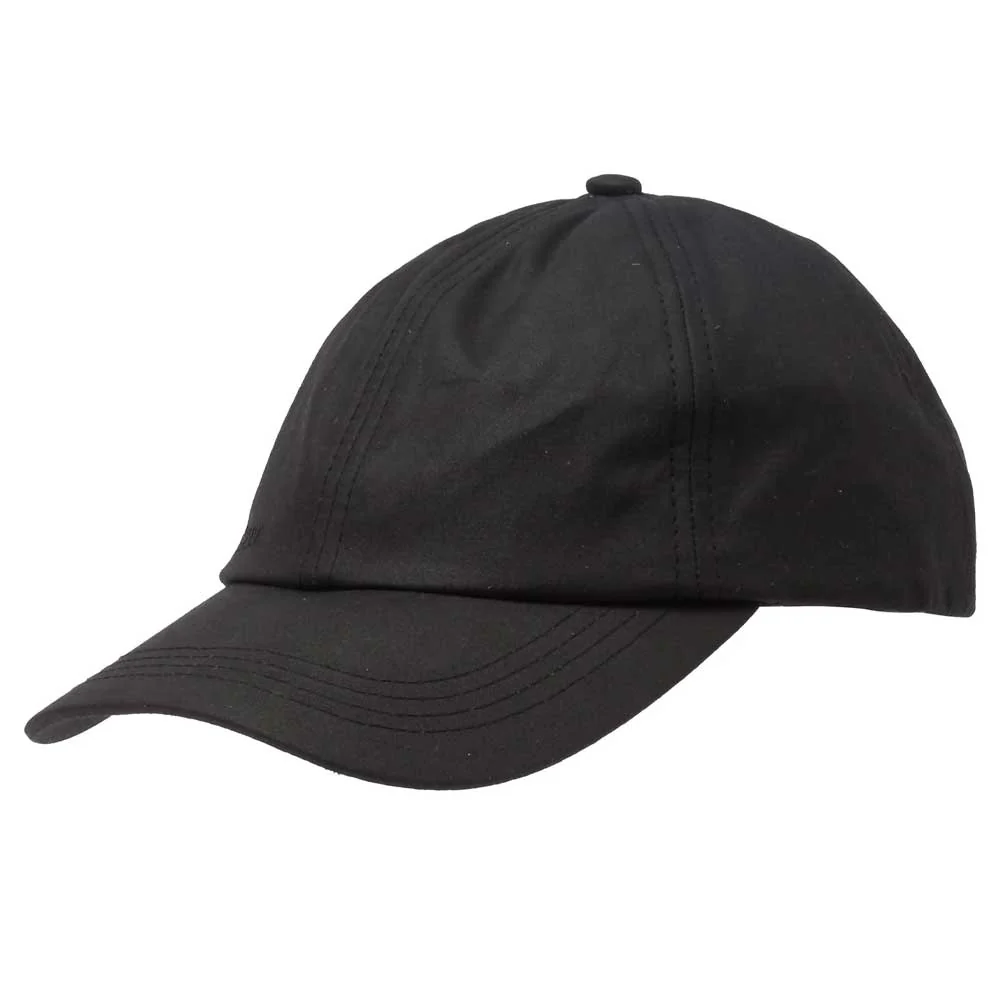 BARBOUR Cap - Waxed Sports - Black