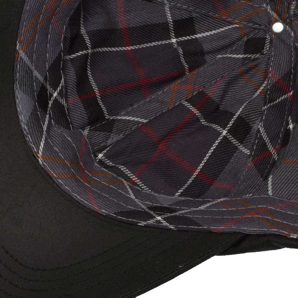 BARBOUR Cap - Waxed Sports - Black - Image 4