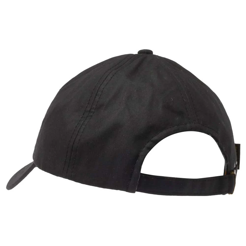 BARBOUR Cap - Waxed Sports - Black - Image 5