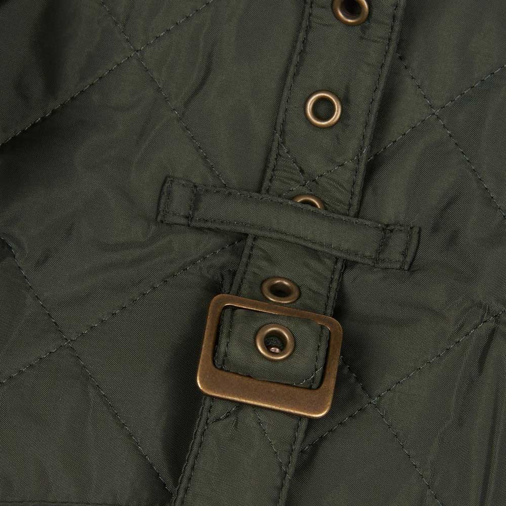 BARBOUR Dog Coat - Diamond Quilted - Olive - Image 4