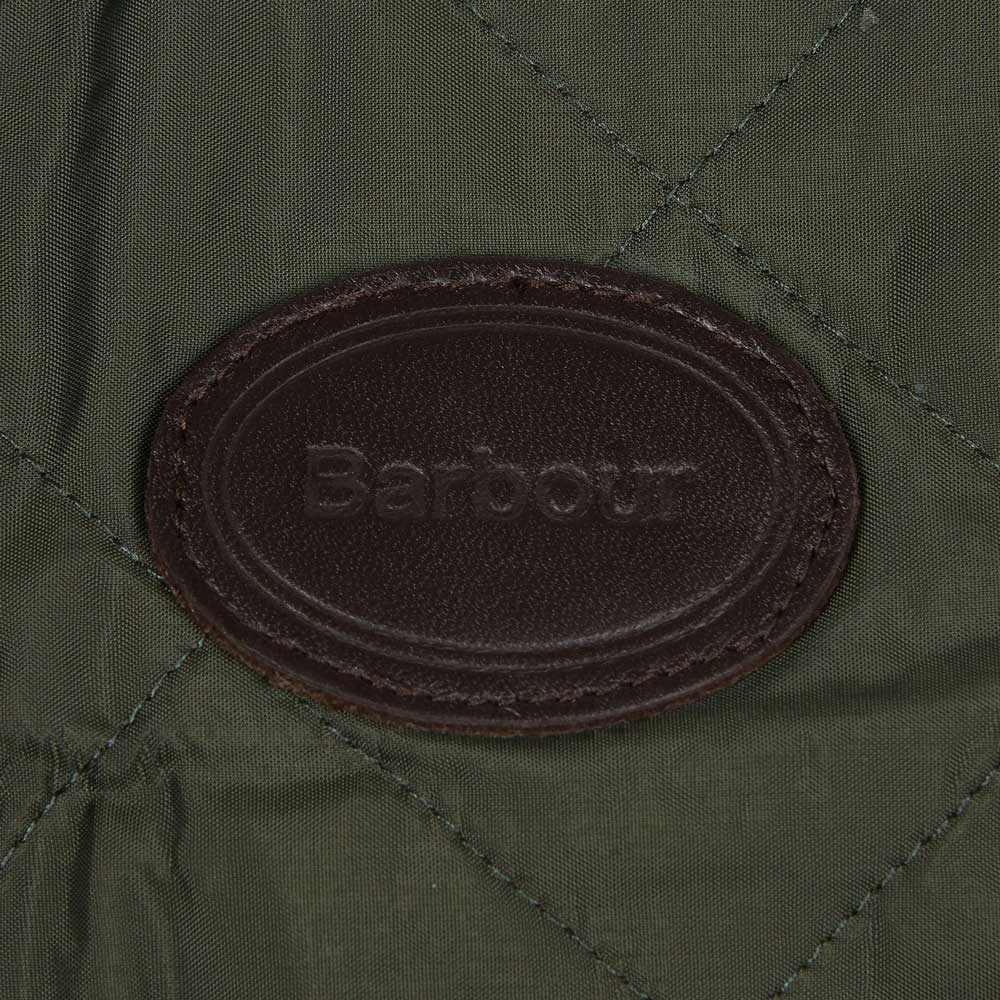 BARBOUR Dog Coat - Diamond Quilted - Olive - Image 5