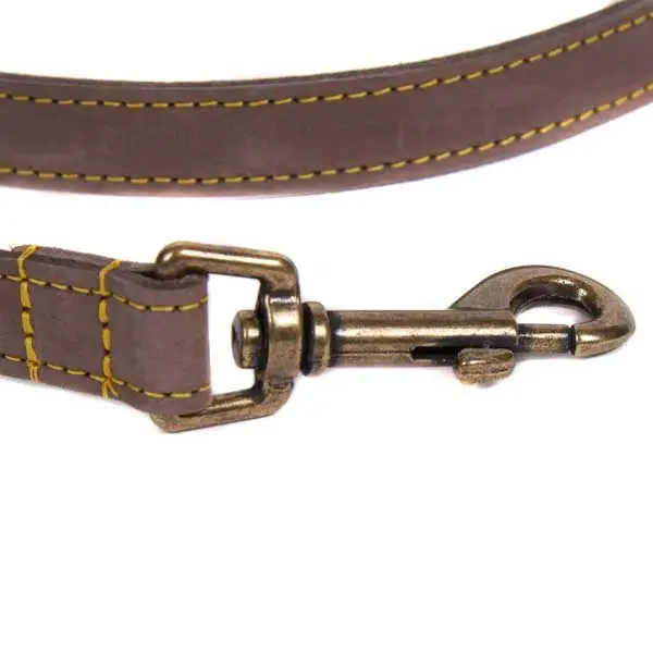 BARBOUR Dog Leather Lead - Brown - Image 3