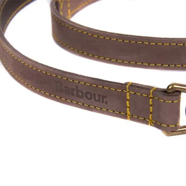 BARBOUR Dog Leather Lead - Brown - Image 4