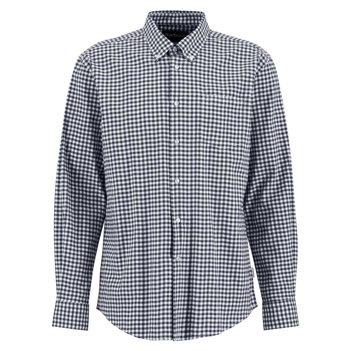 BARBOUR Gingham Aukside Regular Shirt - Mens - Navy - Image 2