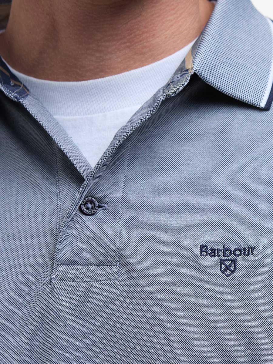 BARBOUR Heydon Short-Sleeved Polo Shirt - Men's - Navy - Image 2