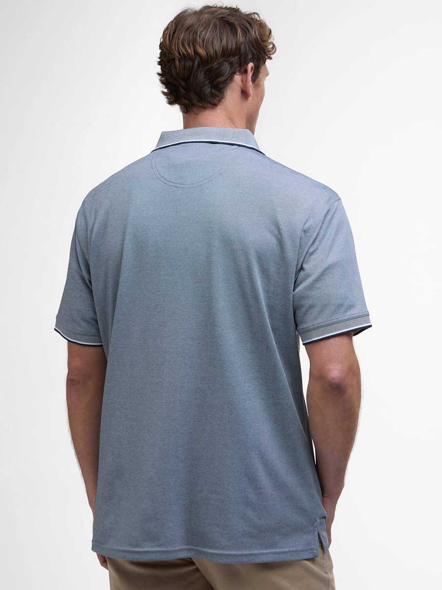 BARBOUR Heydon Short-Sleeved Polo Shirt - Men's - Navy - Image 4