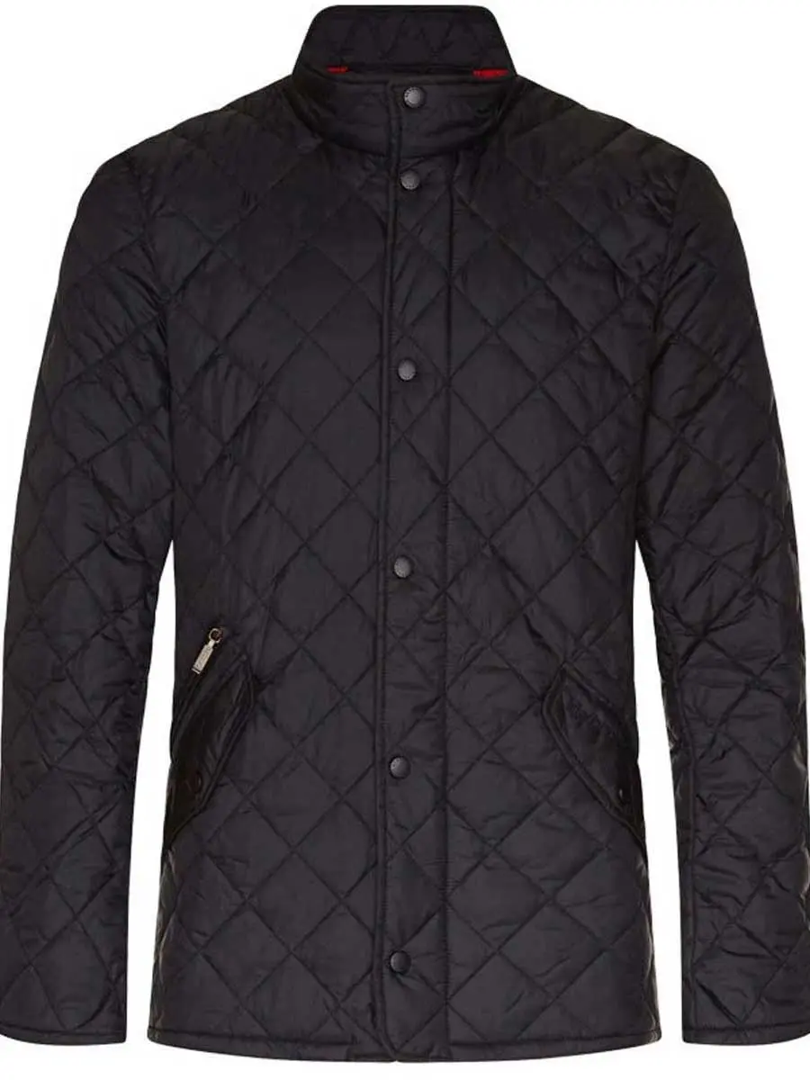 BARBOUR Flyweight Chelsea Quilted Jacket - Mens - Black - Image 2
