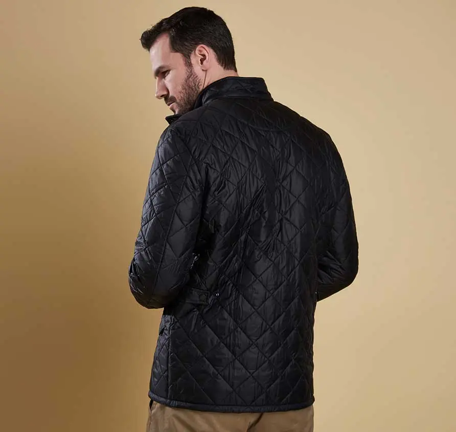 BARBOUR Flyweight Chelsea Quilted Jacket - Mens - Black - Image 4