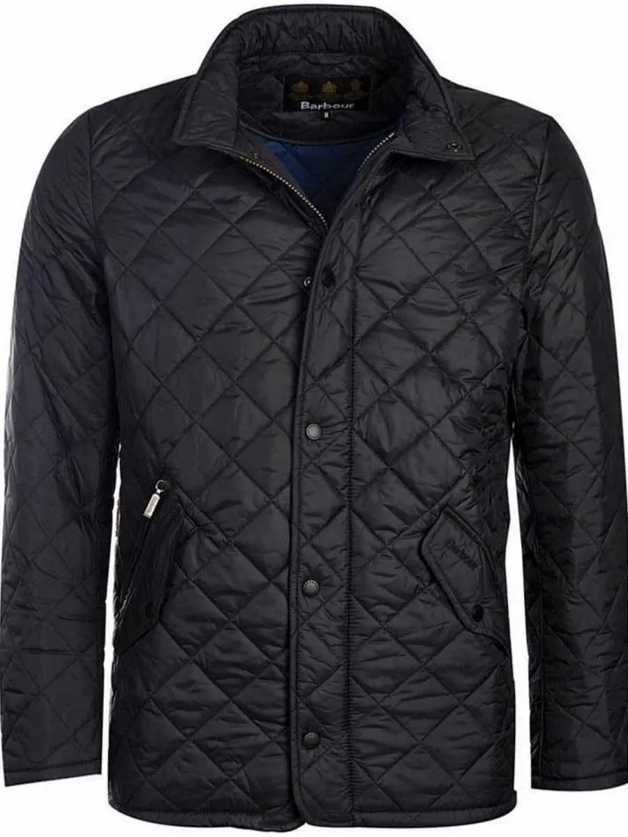 BARBOUR Flyweight Chelsea Quilted Jacket - Mens - Navy - Image 2