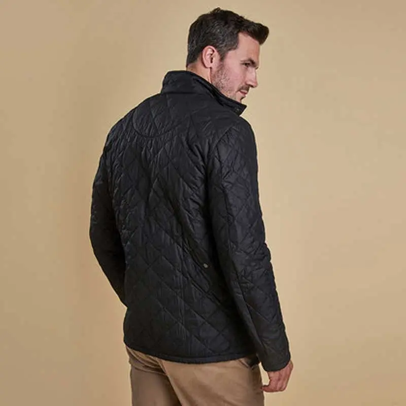 BARBOUR Chelsea Sportsquilt Jacket - Mens - Black - Image 4
