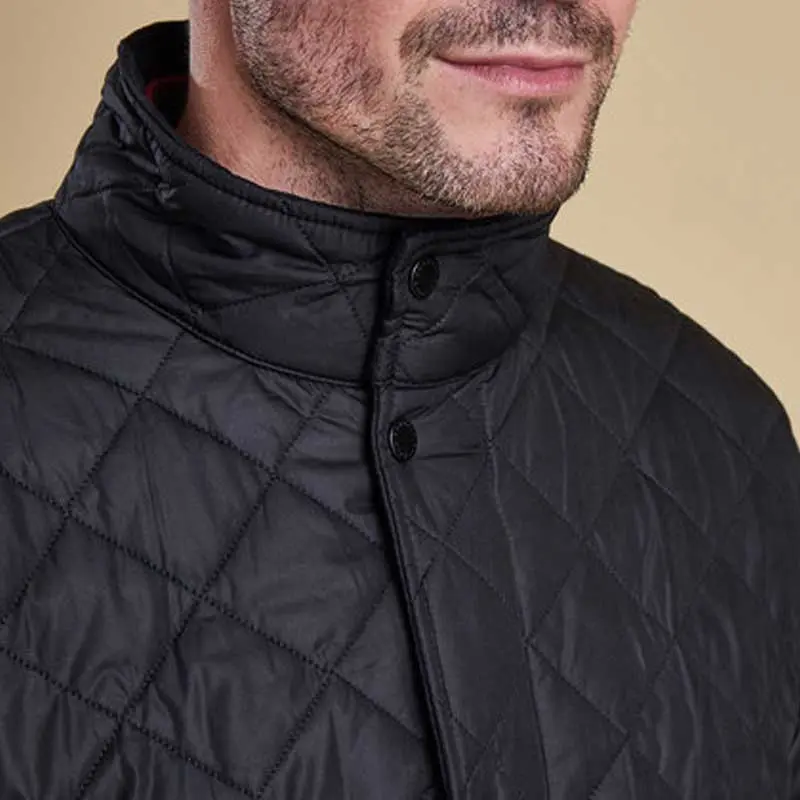 BARBOUR Chelsea Sportsquilt Jacket - Mens - Black - Image 6
