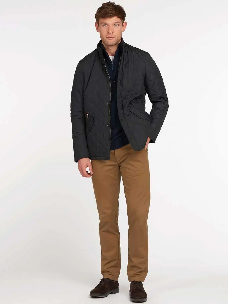BARBOUR Chelsea Sportsquilt Jacket - Mens - Navy - Image 3