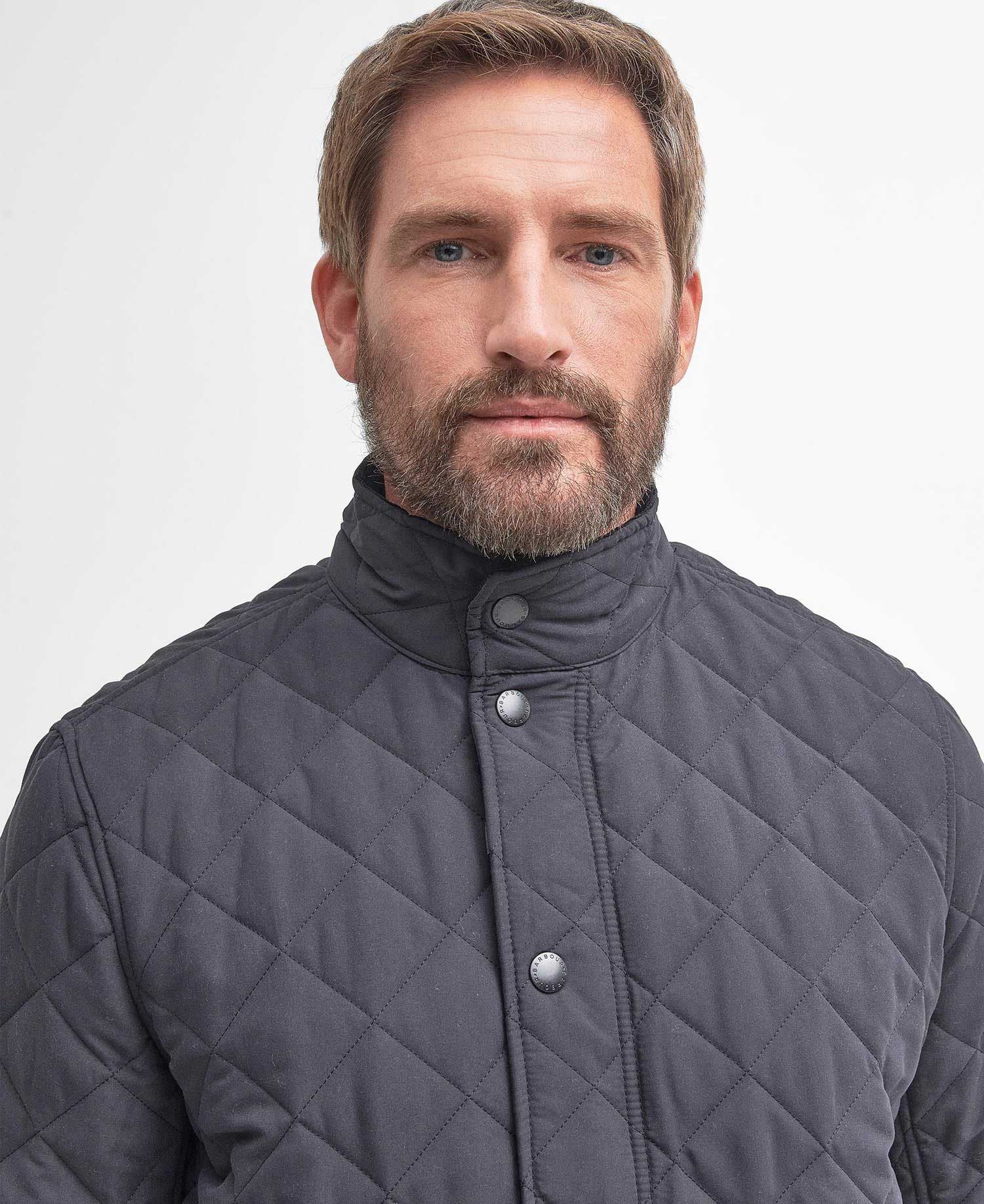BARBOUR Shoveler Quilted Jacket - Mens - Navy - Image 5