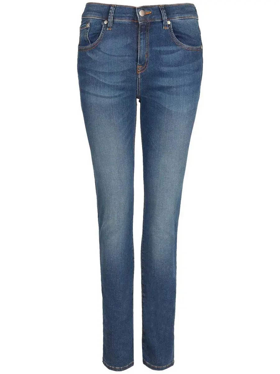 BARBOUR Jeans - Ladies Essential Slim Fit - Worn Blue - Image 2