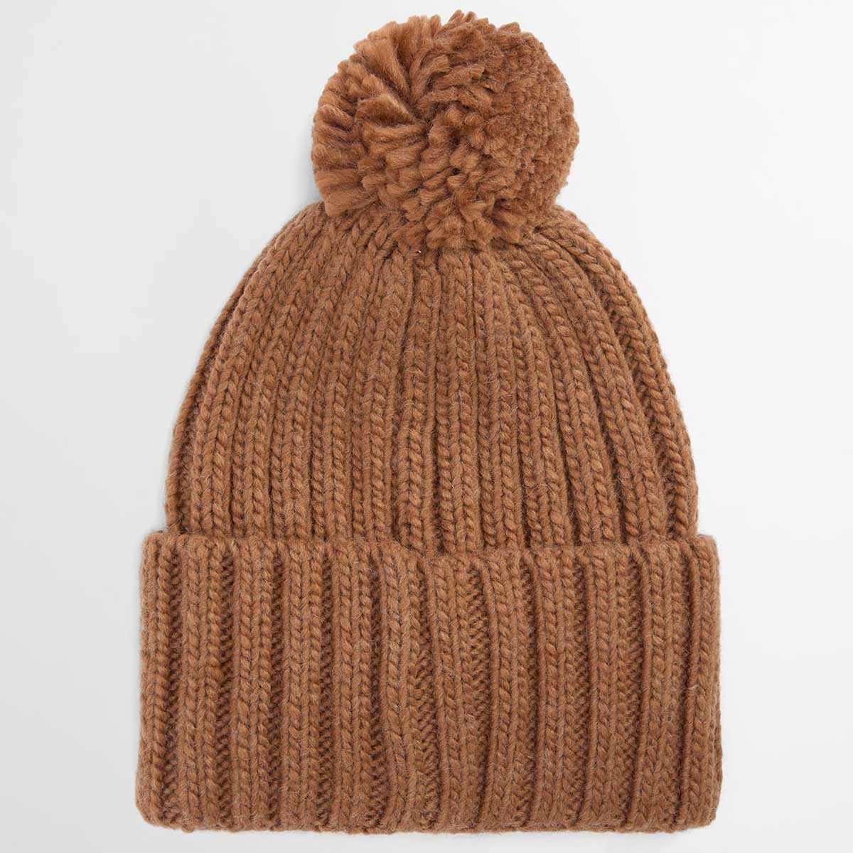 30% OFF BARBOUR Kelson Pom Beanie Hat - Sandstone - Image 3