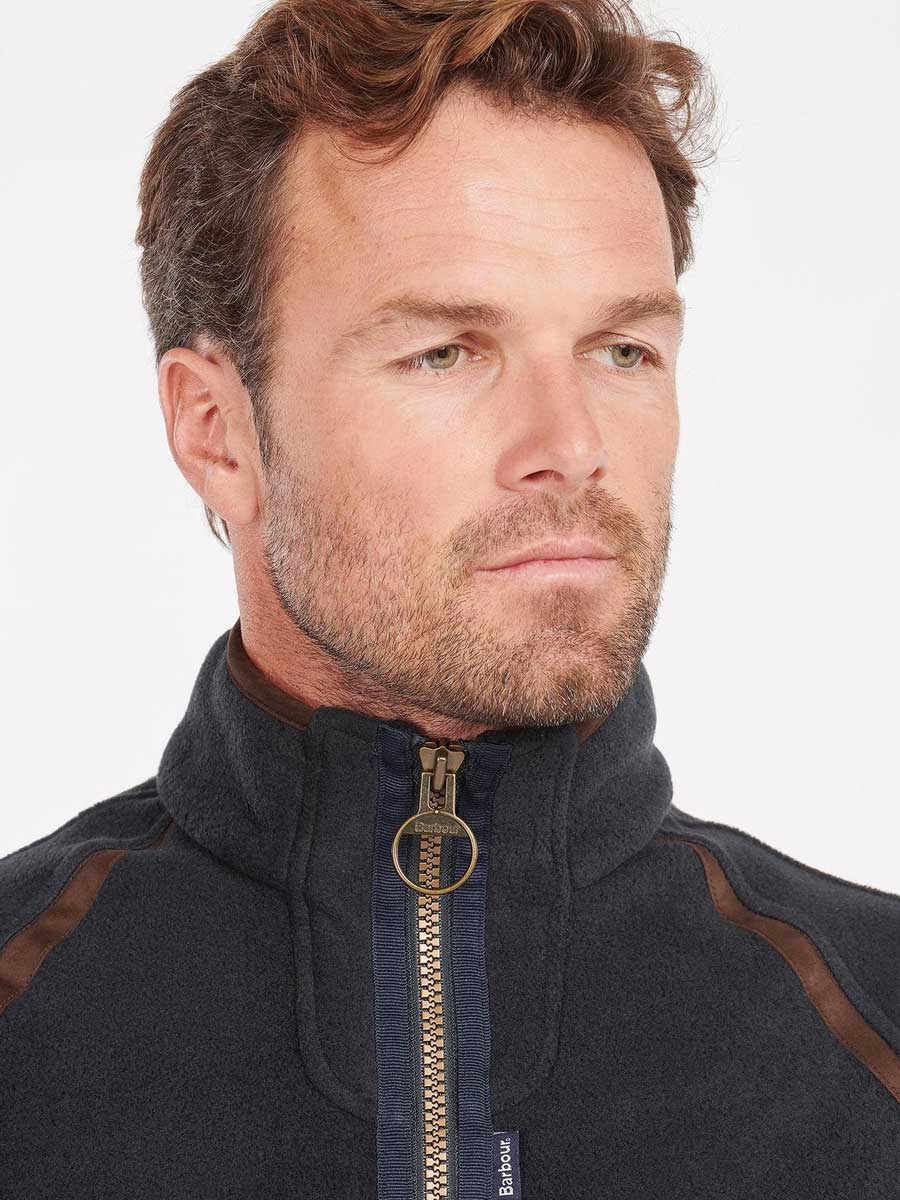 BARBOUR Langdale Fleece Gilet - Mens - Navy - Image 4