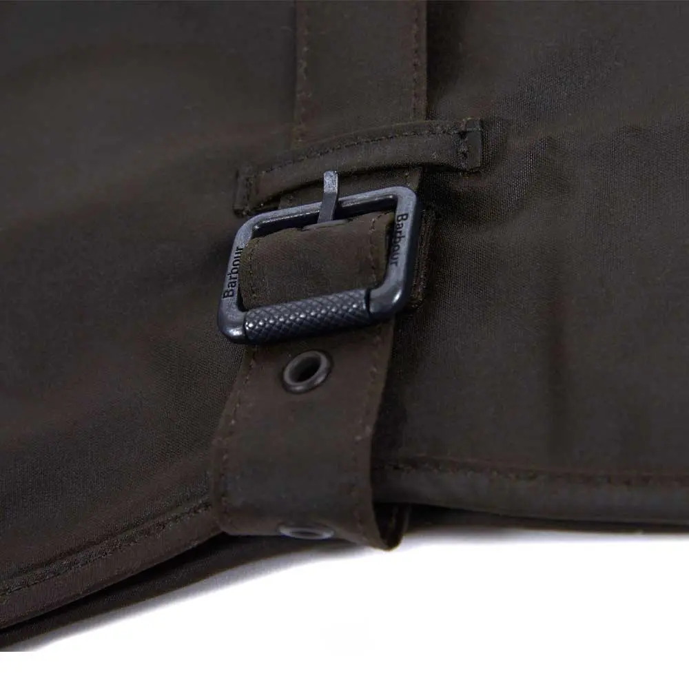 BARBOUR Wax Dog Coat - Olive - Image 5