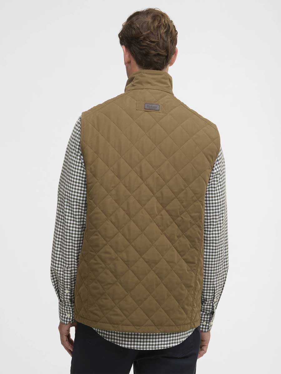 BARBOUR Men's Sander Quilted Gilet - Beech - Image 3