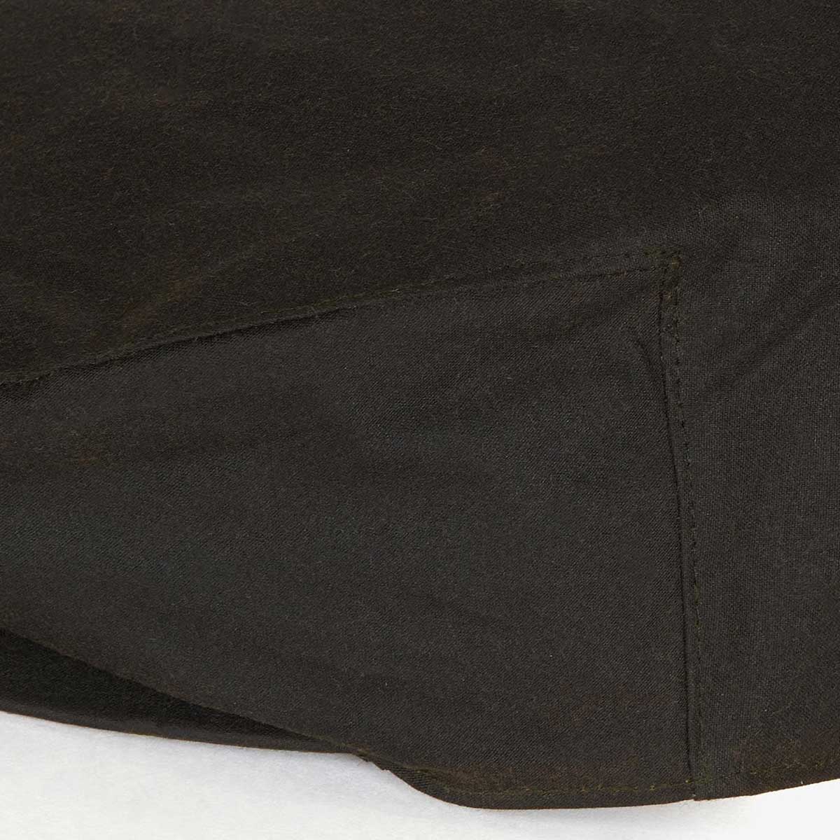 BARBOUR Wax Flat Cap - Olive - Image 3