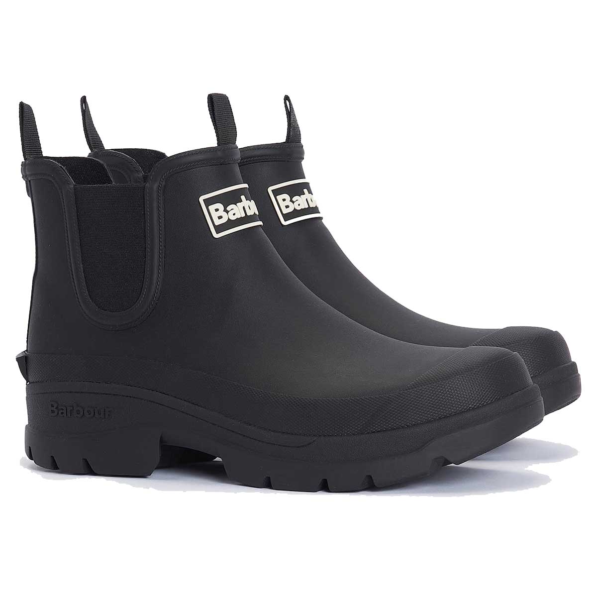 BARBOUR Nimbus Chelsea Boot Style Wellingtons - Womens - Black