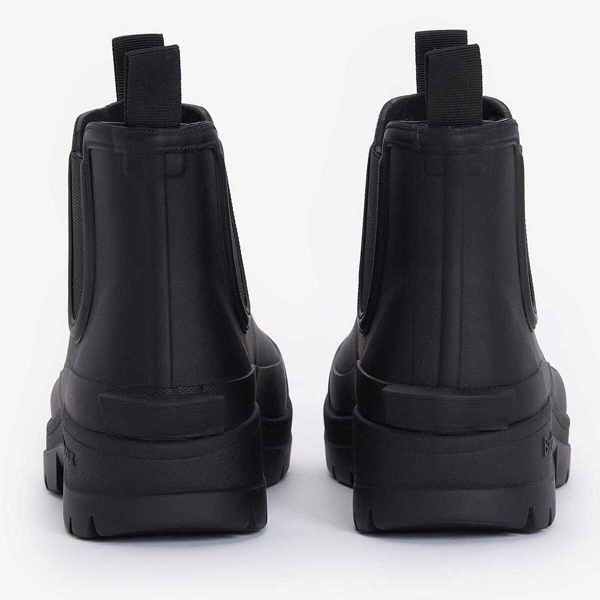 BARBOUR Nimbus Chelsea Boot Style Wellingtons - Womens - Black - Image 4