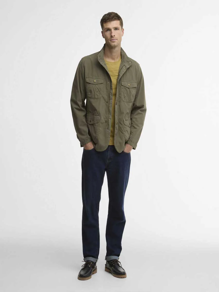 BARBOUR Ogston Casual Jacket - Mens - Dusty Olive - Image 3