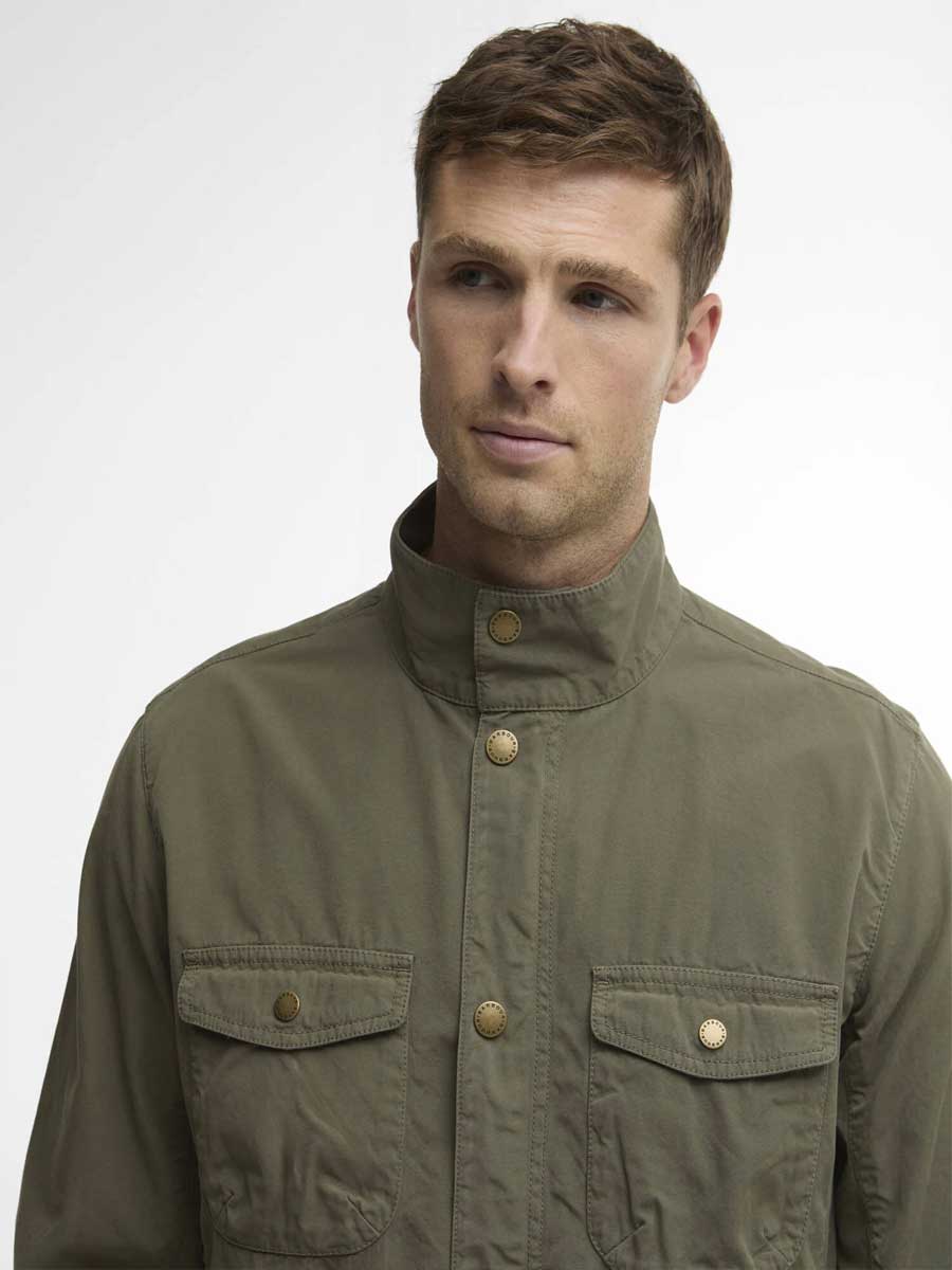 BARBOUR Ogston Casual Jacket - Mens - Dusty Olive - Image 5