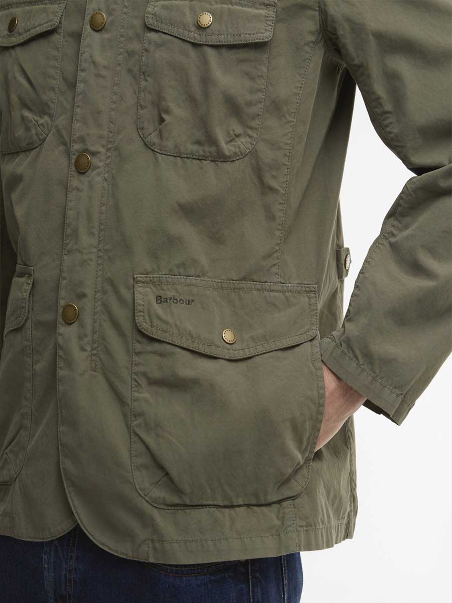 BARBOUR Ogston Casual Jacket - Mens - Dusty Olive - Image 7
