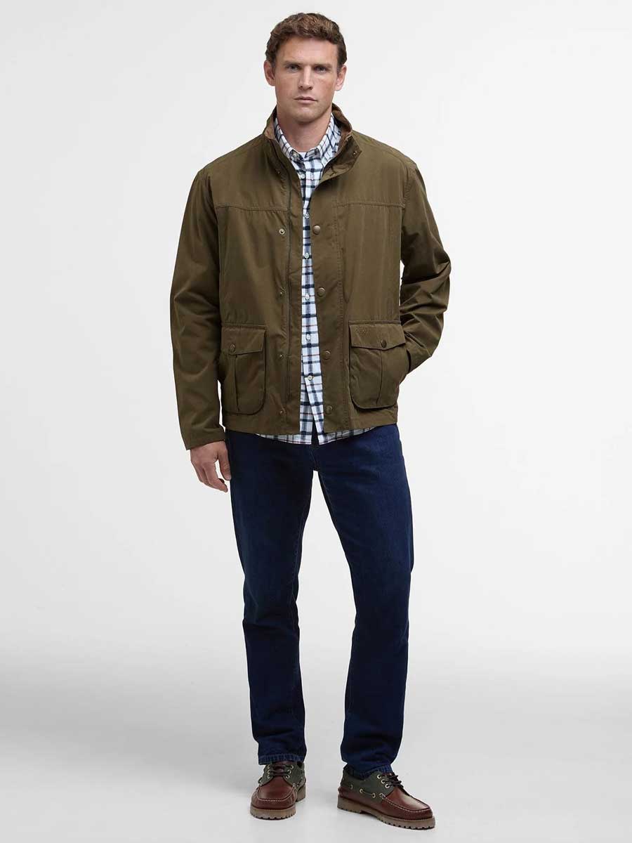 BARBOUR Sander Casual Jacket - Mens - Dark Sand - Image 3