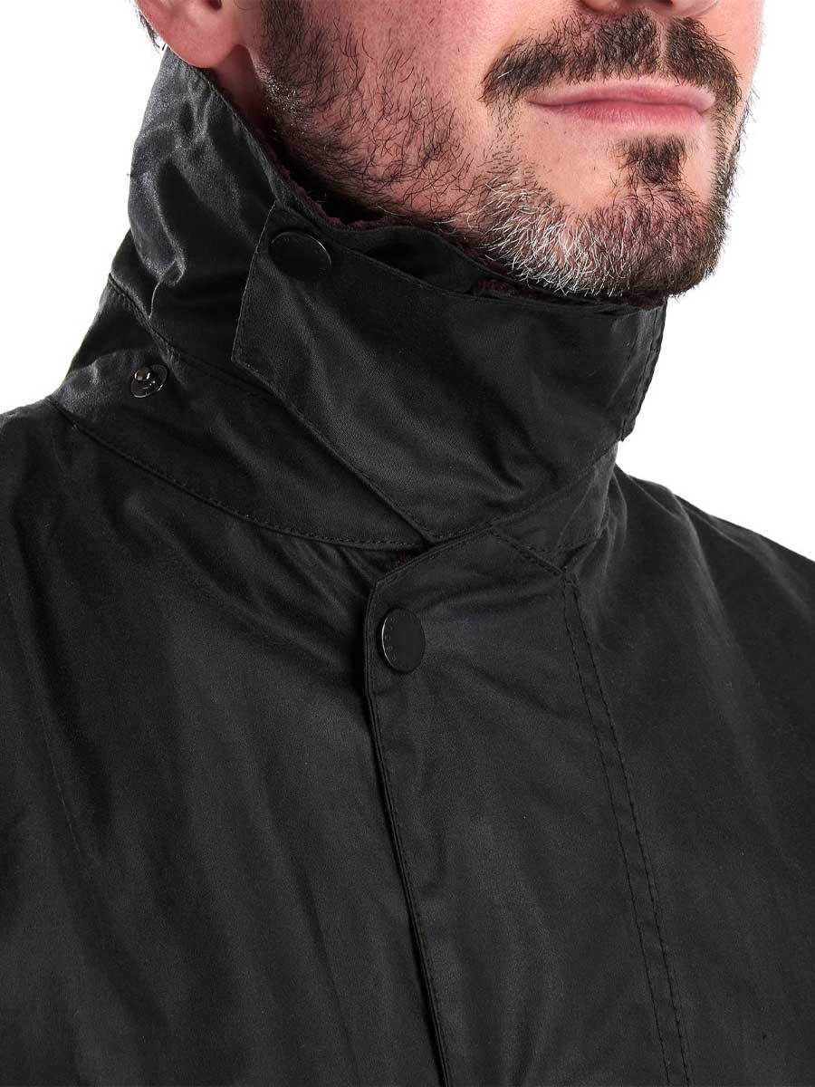 BARBOUR Border Wax Jacket - Mens - Sage - Image 8