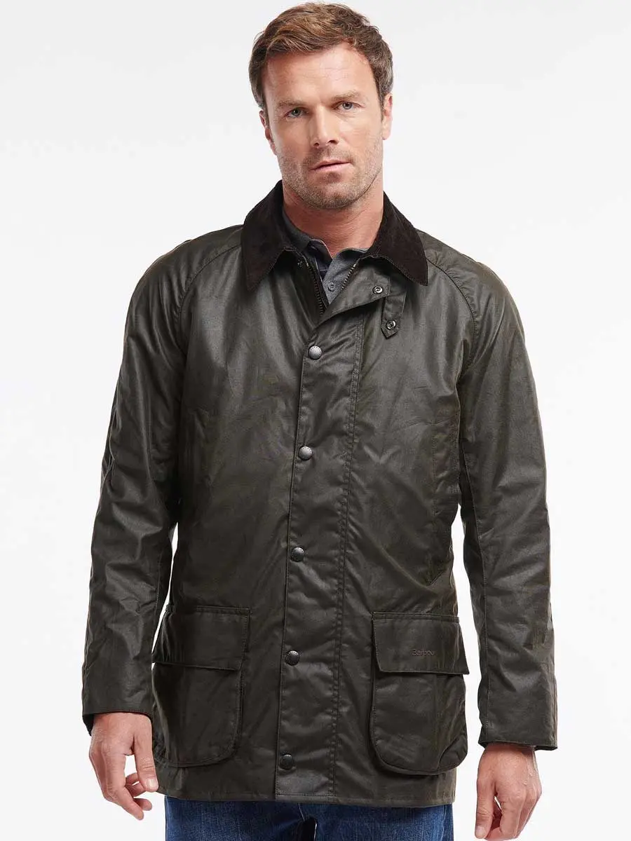 BARBOUR Bristol Wax Jacket - Mens - Olive - Image 2