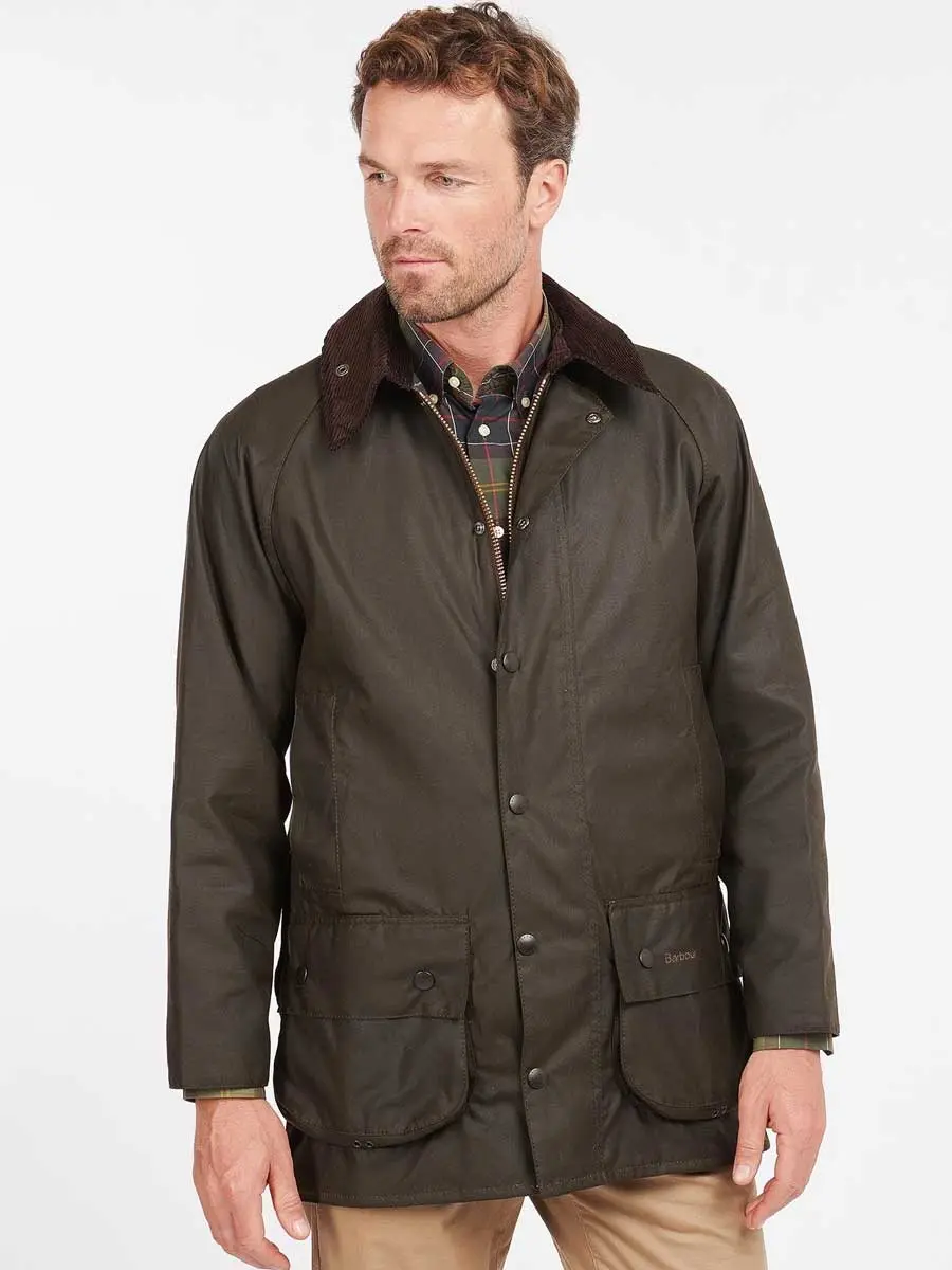 BARBOUR Classic Beaufort Wax Jacket - Mens - Olive - Image 2