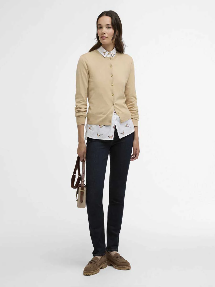 BARBOUR Wisteria Cardigan - Womens - Safari - Image 3