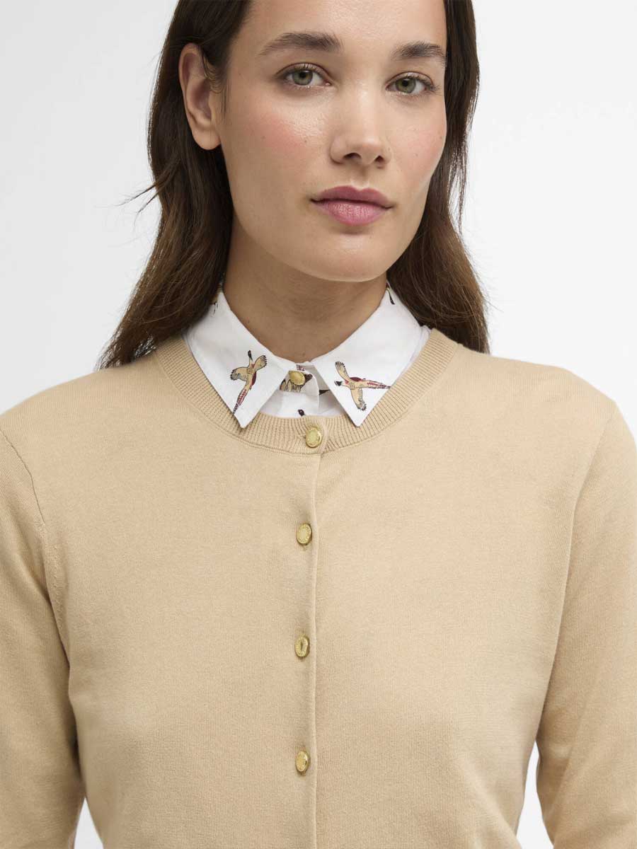 BARBOUR Wisteria Cardigan - Womens - Safari - Image 5
