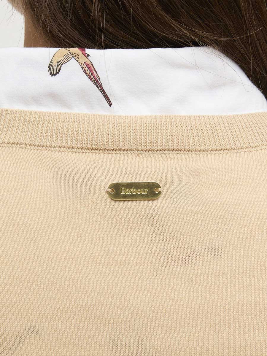 BARBOUR Wisteria Cardigan - Womens - Safari - Image 6