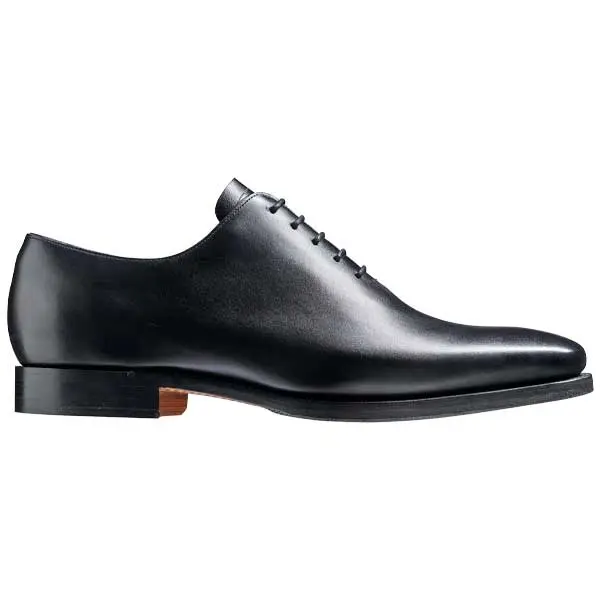 BARKER Armstrong Shoes - Mens Whole Cut Oxford - Black Calf - Image 3