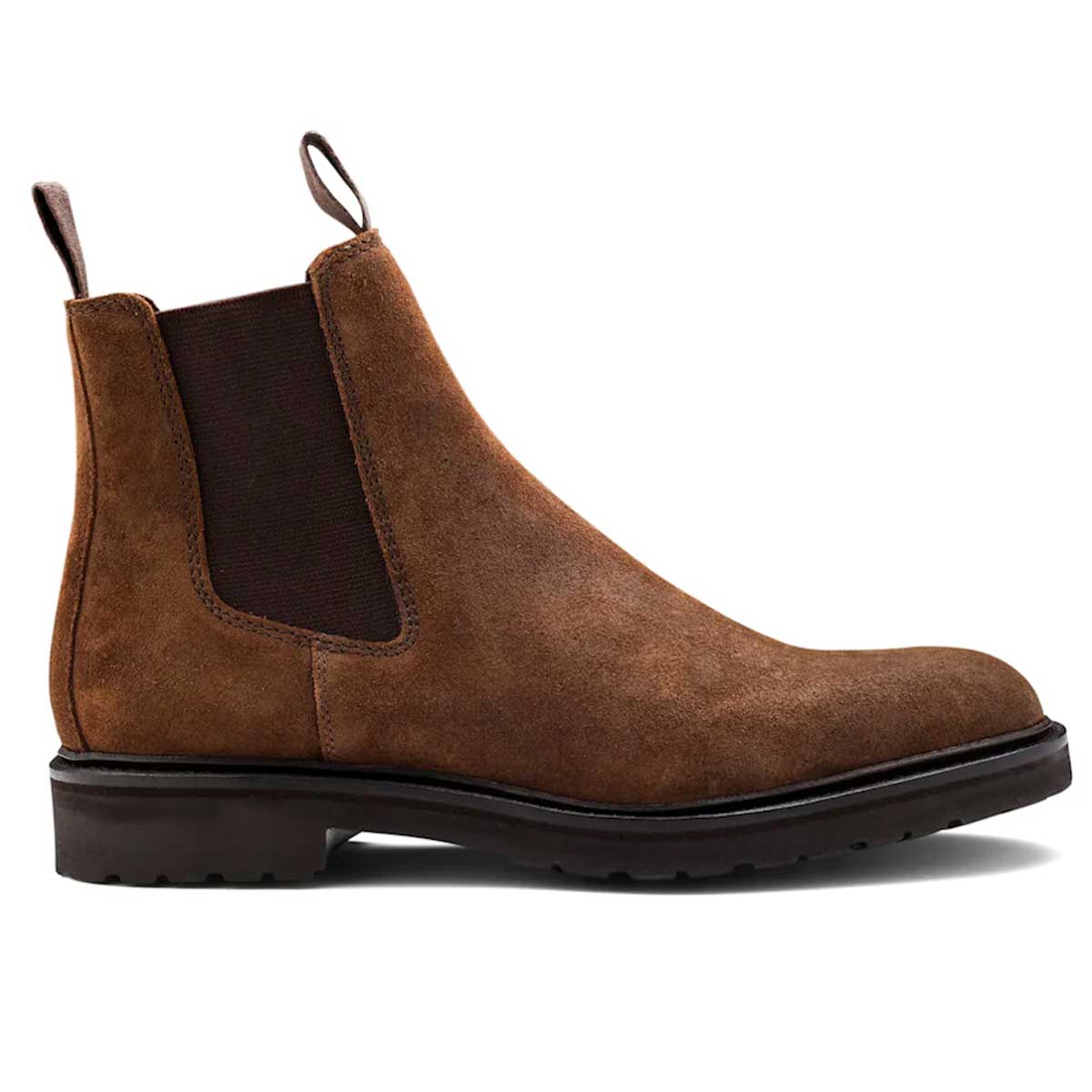 BARKER Camborne Xtra Lite Chelsea Boots - Mens - Brown Waxy Suede - Image 3