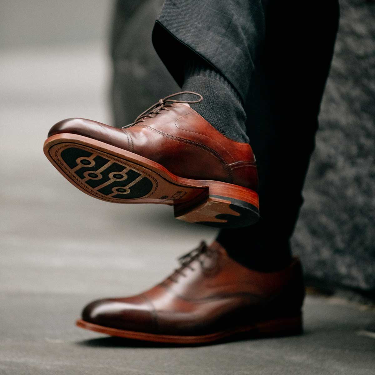 BARKER Cherwell Shoes - Mens - Hand Brushed Brown - Image 2