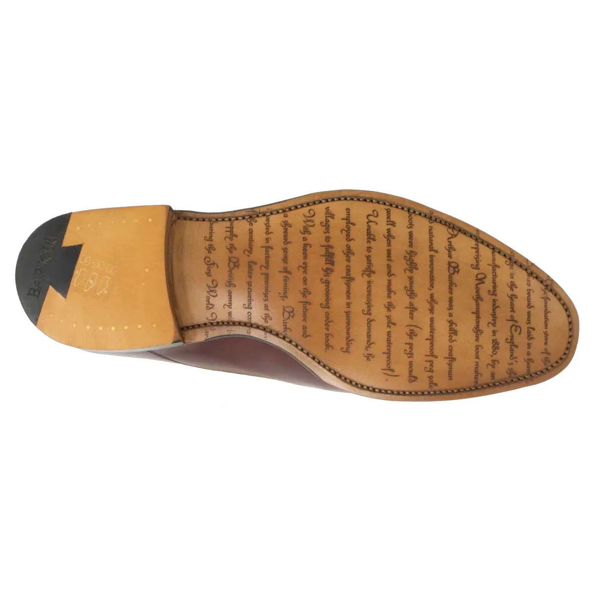 BARKER Falsgrave Shoes – Mens Oxford – Burgundy Misty Calf - Image 4