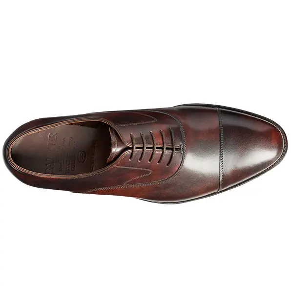 BARKER Falsgrave Shoes – Mens Oxford – Dark Brown Shadow Calf - Image 3
