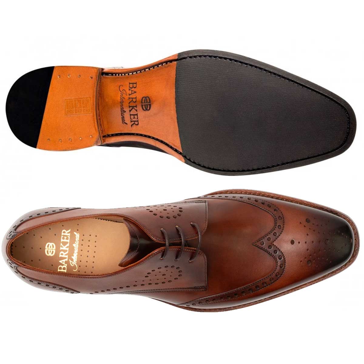 BARKER George Shoes - Mens - Brown Hand Patina - Image 2
