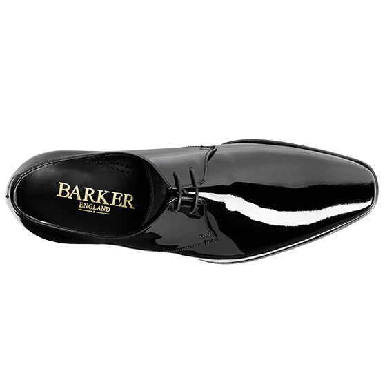 BARKER Goldington Shoes - Mens Derby - Black Patent - Image 4