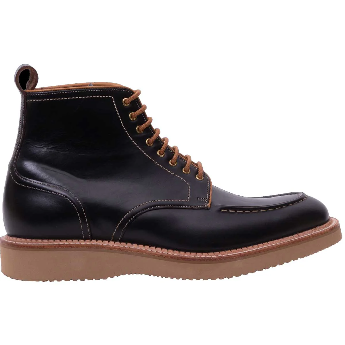 BARKER Indiana Boots - Mens - Black Waxy Calf - Image 2