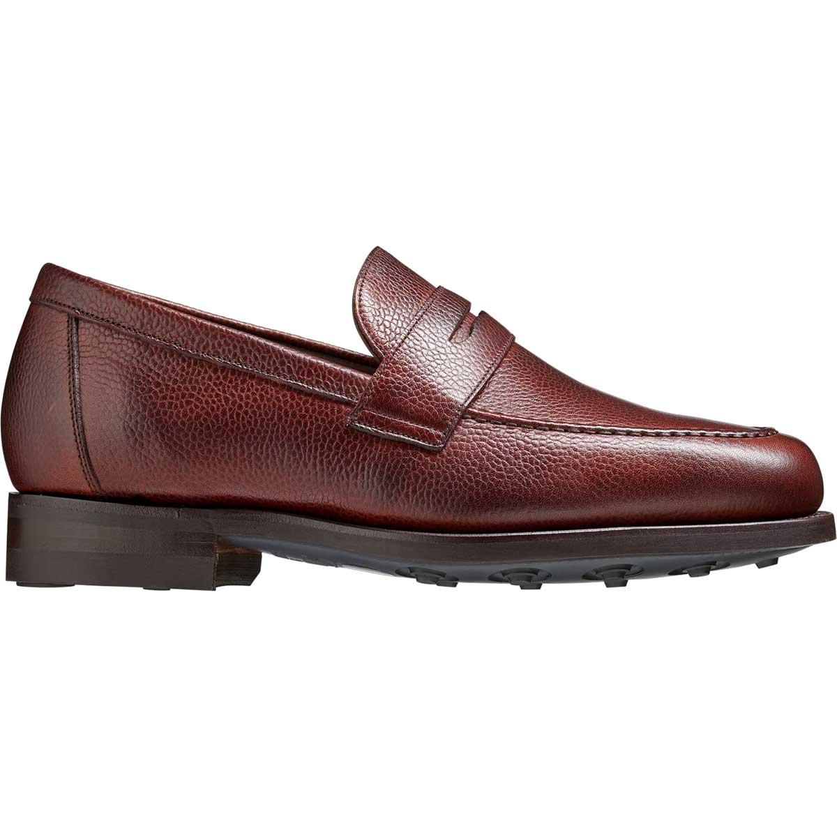 BARKER Jevington Shoes - Mens Loafers - Cherry Grain - Image 3