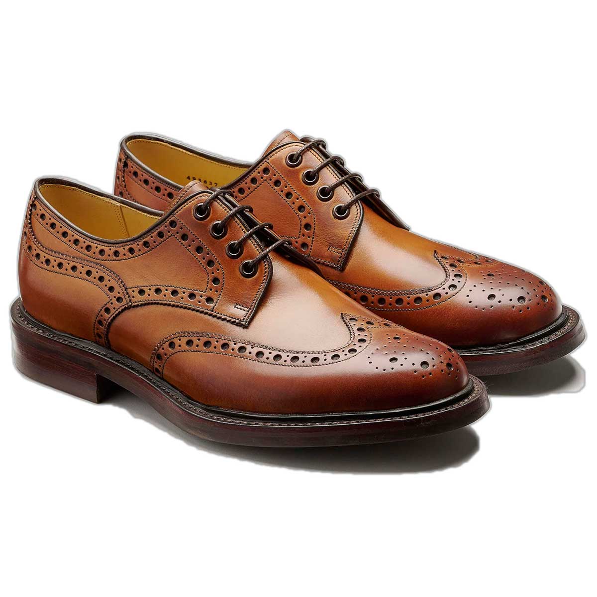 BARKER Kendall Shoes - Mens Brogues - Cedar Calf - Image 2