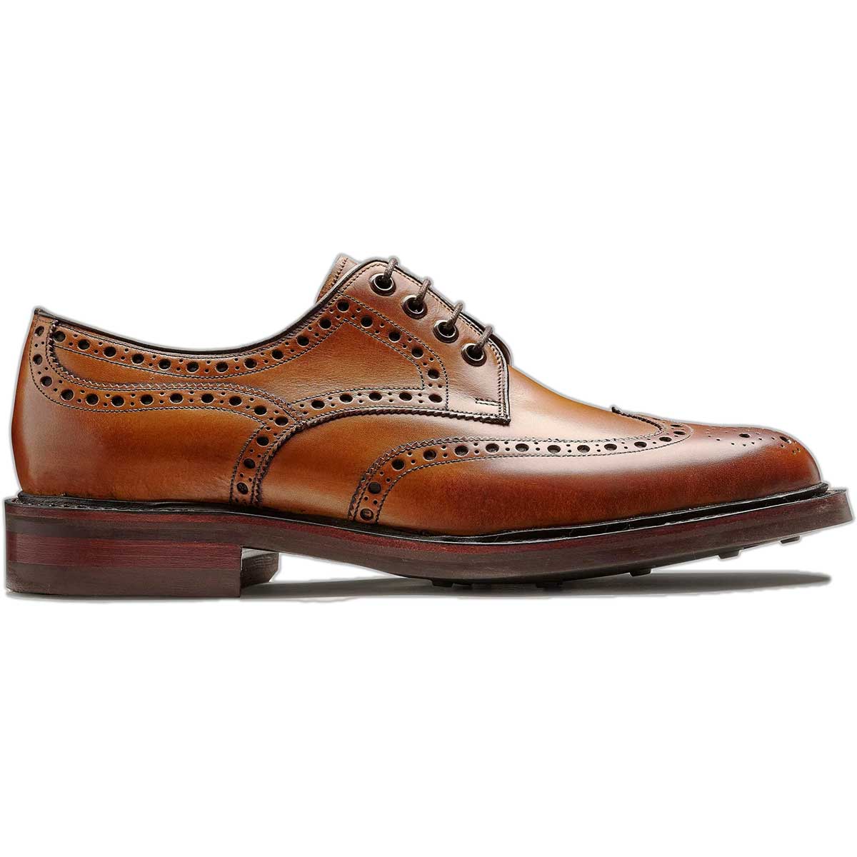 BARKER Kendall Shoes - Mens Brogues - Cedar Calf - Image 3